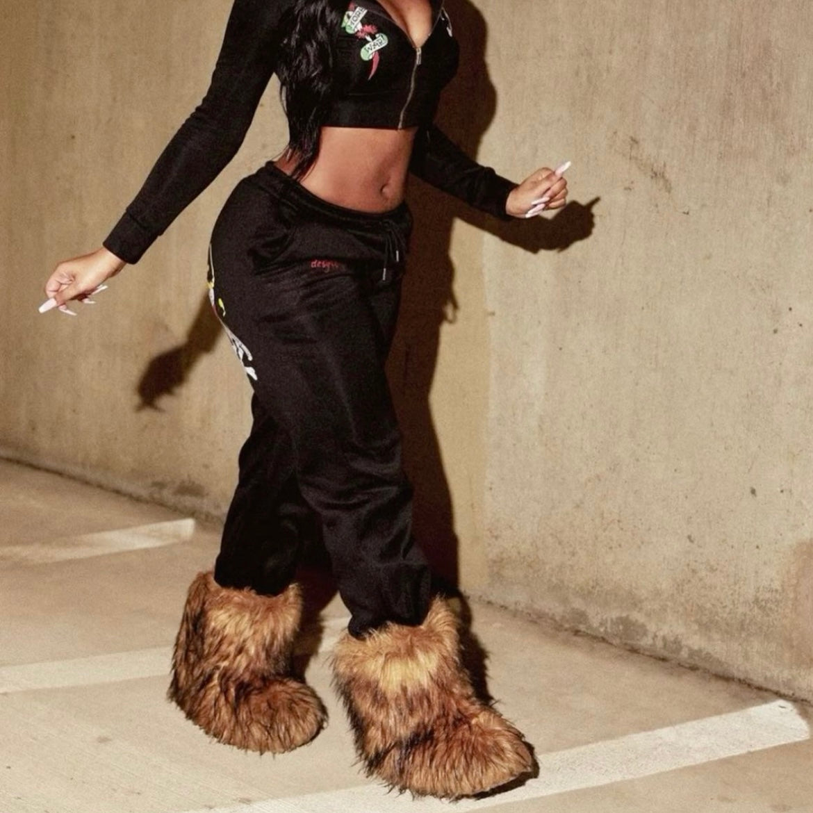 Bottes en fourrure
