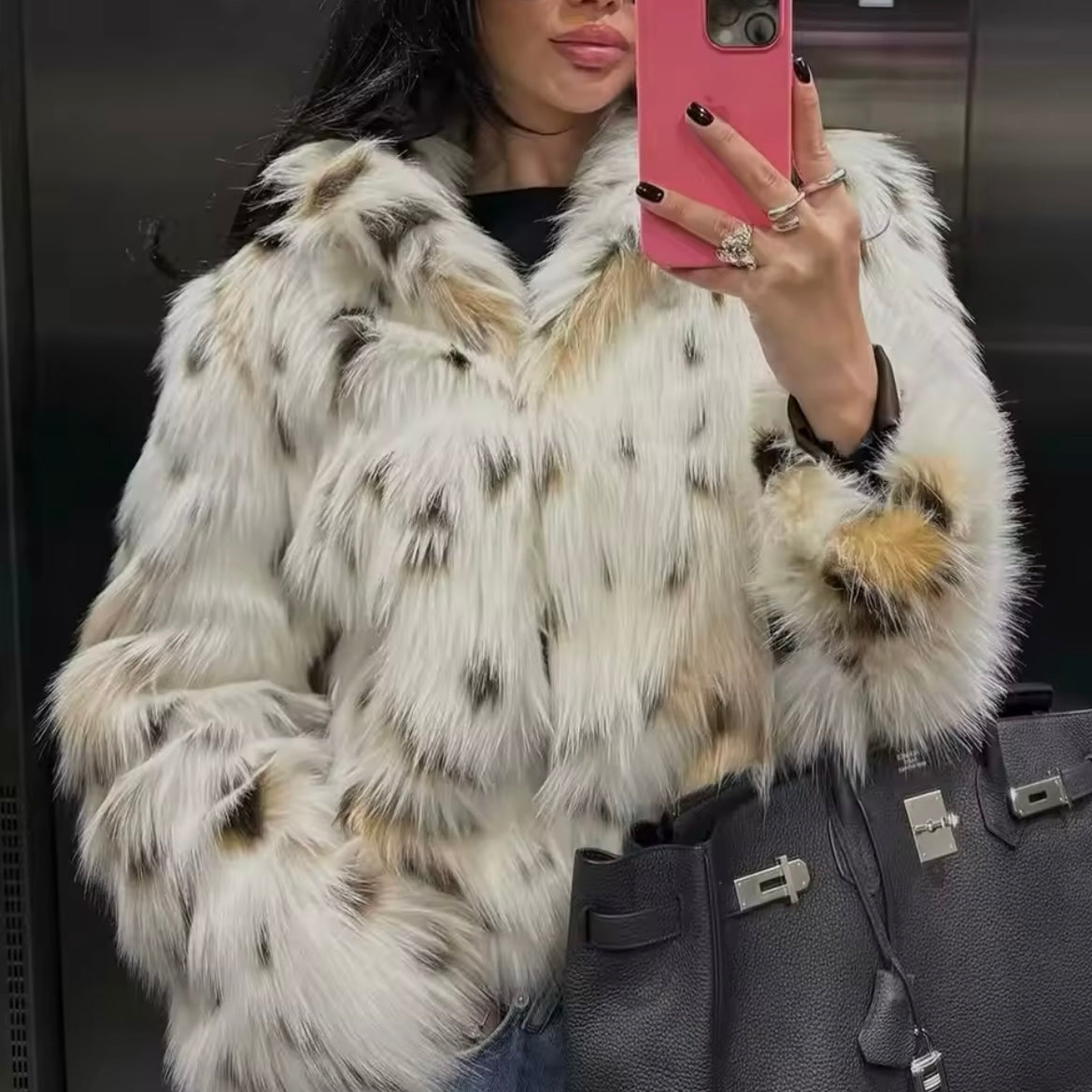 Veste Leopard White