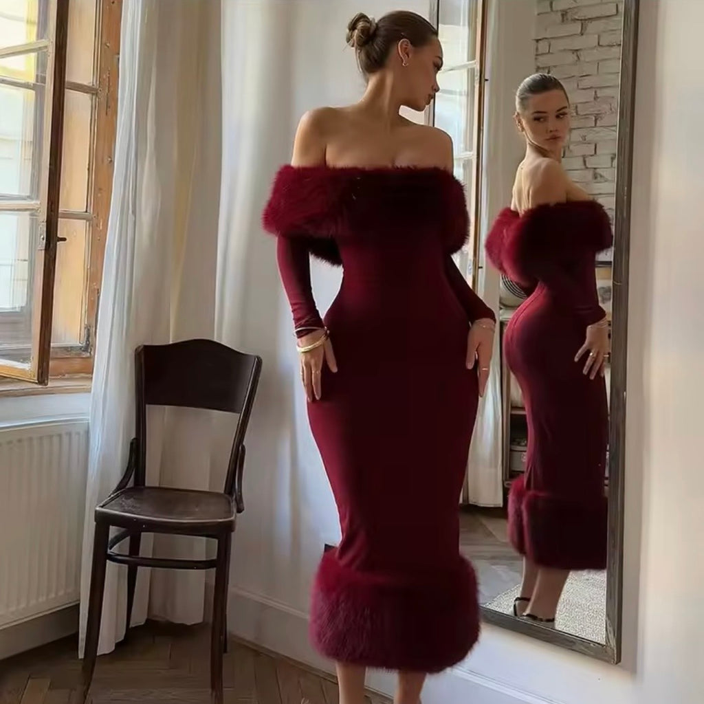 Robe Fourrure Glamour