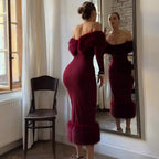 Robe Fourrure Glamour