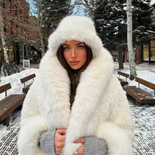 Fourrure d'Hiver Blanche